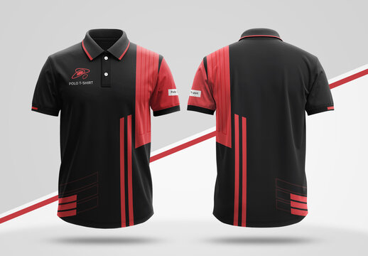 Classic Polo Shirt Template Design