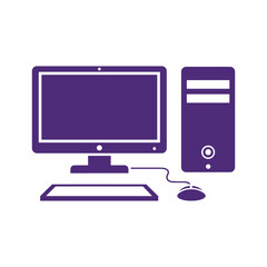 Desktop Computer Illustration