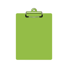 Green Clipboard Illustration
