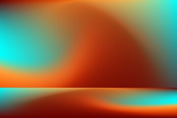 Abstract curved wave 3D studio background with vibrant gradients and smooth flowing motion, modern artistic texture perfect for creative branding, digital art and stylish wallpapers