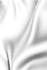 Wavy gradient halftone dots pattern texture background
