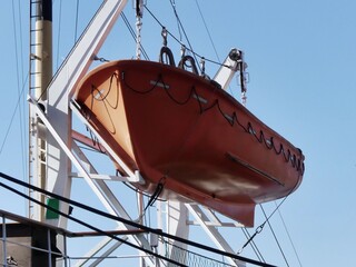 Red lifeboat