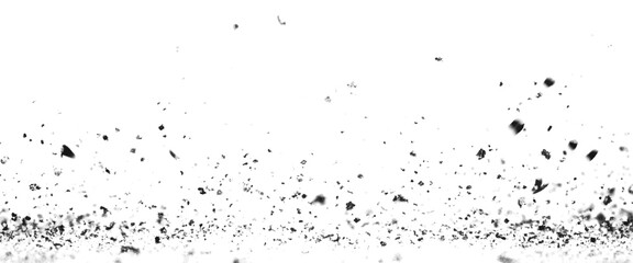 Vector falling snow snowfall snowflake on transparent background