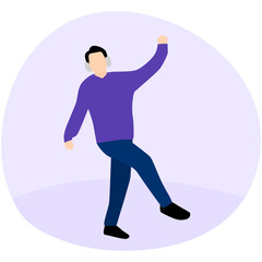 People Dance Illustration