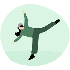 People Dance Illustration