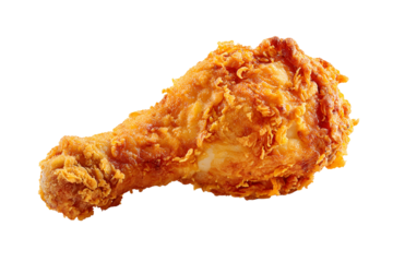 Crispy fried chicken drumstick