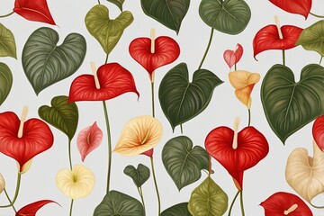 Heart anthurium Anthurium clarinervium