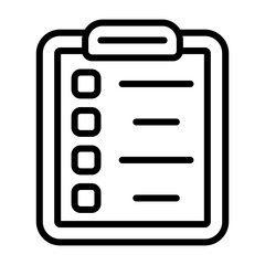 Clipboard Vector Icon