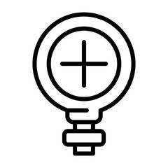 Obraz premium Intersection Vector Icon