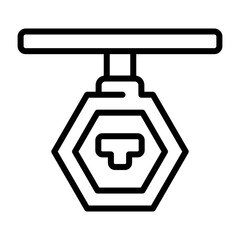 Fototapeta premium Road Signs Vector Icon