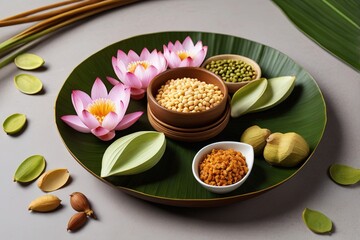 spa still life with frangipani