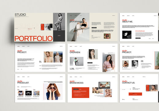 Studio Portfolio Presentation Template