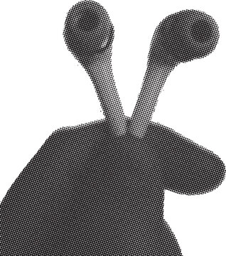 Fingers mimicking snail eyestalks with earbuds inserted create a humorous and unexpected visual representation of a simple creature.