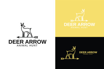 antler elk deer moose with arrow hunting animal stag nature