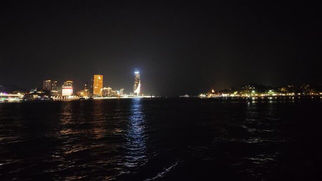 gu lang yu skyline at night