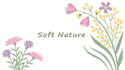 spring flower border