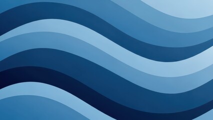 Abstract blue wavy pattern with varying shades and smooth curves.