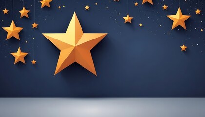 Obraz premium Star is hanging from the ceiling