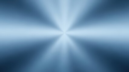 Bright blue radial gradient background with light rays.