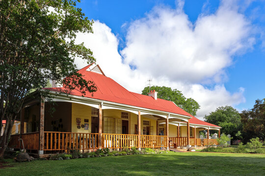 Potchefstroom, North West Province, South Africa - November 18 2025: Headmaster's residence at Potchefstroom High School for Boys. Public English medium school. One of oldest schools in South Africa