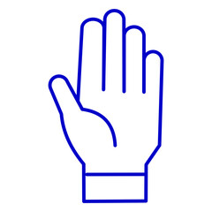 Hand Up Line Icon