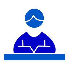 Student Study Solid Icon