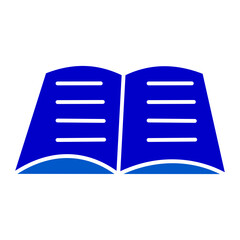 Open Book Solid Icon