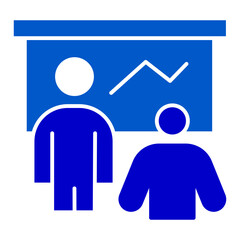 Training Presentation Solid Icon