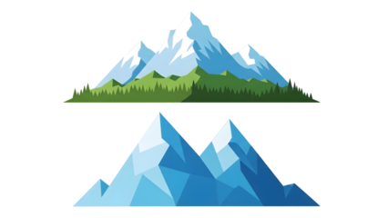 Mountain Landscape Illustration