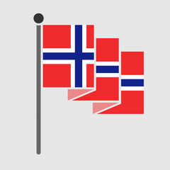 National flag of Norway design