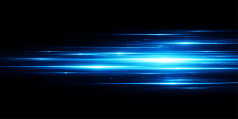 Abstract blue motion wave design with glowing particles creating a dark space art texture backdrop