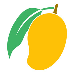 mango flat vector