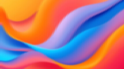 Vibrant colorful abstract background with wavy gradient pattern