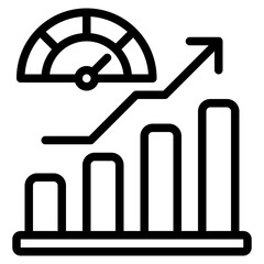 Business Growth Chart Icon