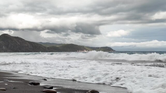 Rough Sea At Wickie Wackie Beach