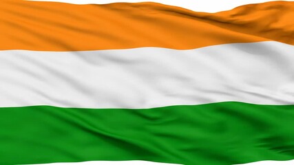 India Republic Day celebration and flag fluttering in the wind, a symbol of national pride and unity