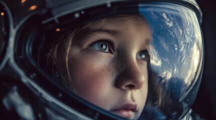 Astronaut in Space Fictional Character Created By Generative AI