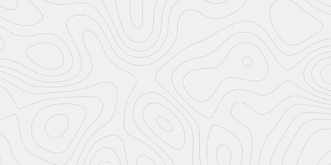 Black and White Seamless Topographic Map Pattern Featuring Highly Detailed Flowing Contour Lines with Stylized Terrain Elevation in a Classic Vintage Outdoor Cartography Style © ALAMA