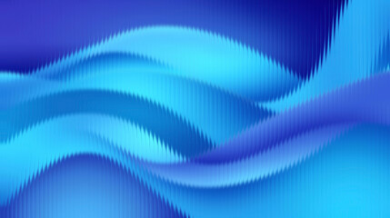 Vibrant blue wave pattern with dynamic gradient effect