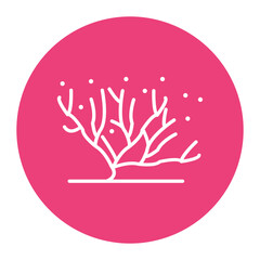 Obraz premium Coral Icon