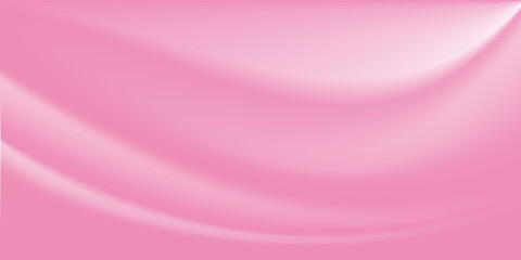 Abstract Smooth Pink Wave Mesh Gradient Background Design, Soft Pink Pastel Background Template Vector