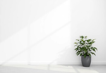 Crisp white wall with subtle texture, perfect backdrop,  pristine,  room