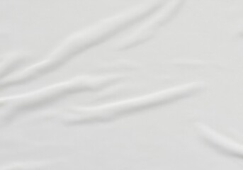 Obraz premium Seamless background of delicate white cotton fabric texture showing detailed woven threads and soft wrinkles, suitable for clean backdrops ,linen ,natural ,pattern