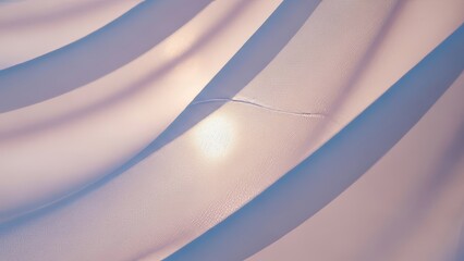 Serene Patterns of Rippled Sand and Subtle Light in Desert Landscape