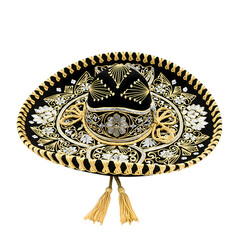 antique clock on white background