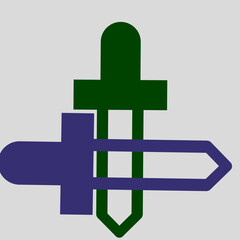 Fototapeta premium plus and minus