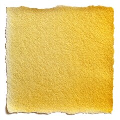 Creative watercolor paper with yellow brush strokes for artistic background and design projects