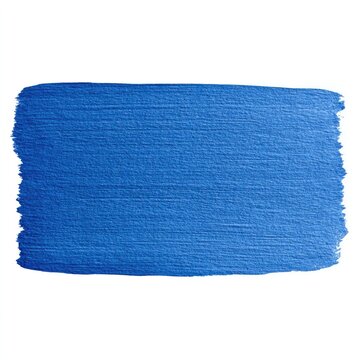 Blue brush strokes on small watercolor paper sheet for artistic and creative background design
