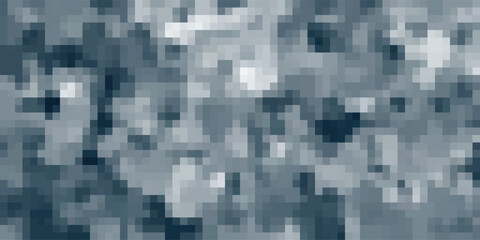 Abstract mosaic pattern with varying shades of blue and gray creating a textured, pixelated background effect for digital design and artistic concepts