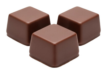 Chocolate treats delight gourmet store food isolated on transparent background